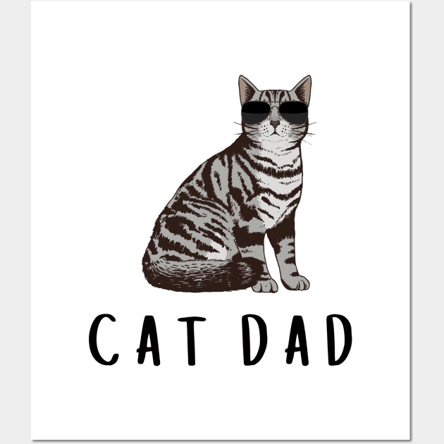 Cool Cat Dad Wall Art by Cmmndo_Sev